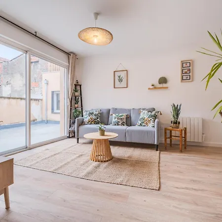 Apartman T3 Tropical Avec Parking Gratuit, Terrasse Et Wifi Toulouse